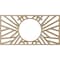 Ekena Millwork Hoover Wood Fretwork Pierced Ceiling Medallion, Birch, 36"W x 18"H x 13 3/8"ID x 1/4"T CMWP36X18X0250HOBI - alternate 3